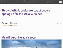Tablet Screenshot of greenplanet-group.com